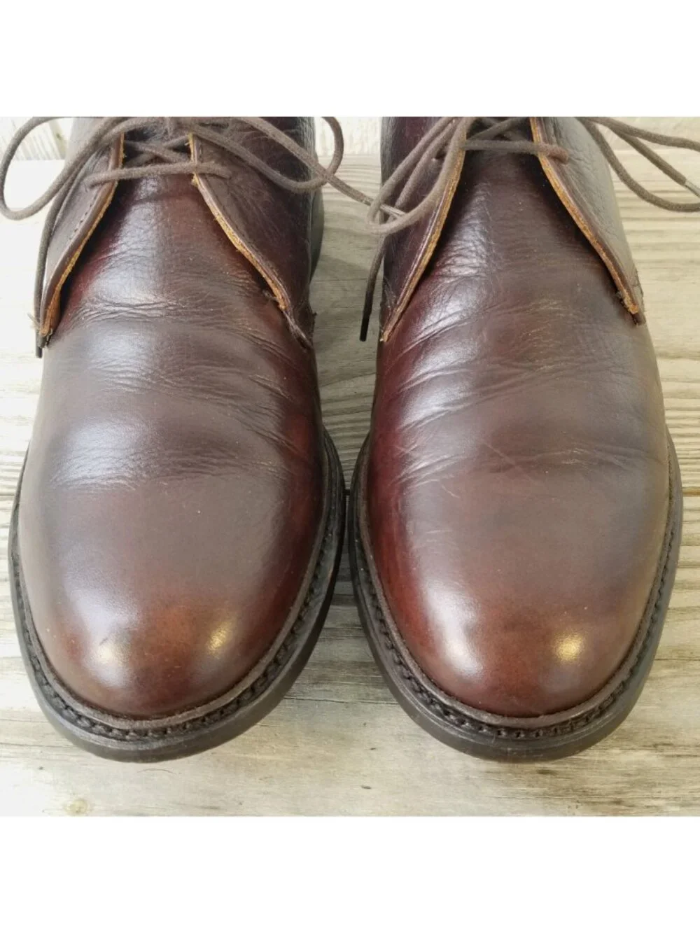 Frye Chukka Mens Brown Full Grain Leather High Top Boots 11.5 D 87882